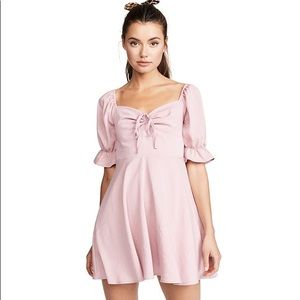 *SOLD* NWOT ‘re:named’ ruched puff sleeve dress